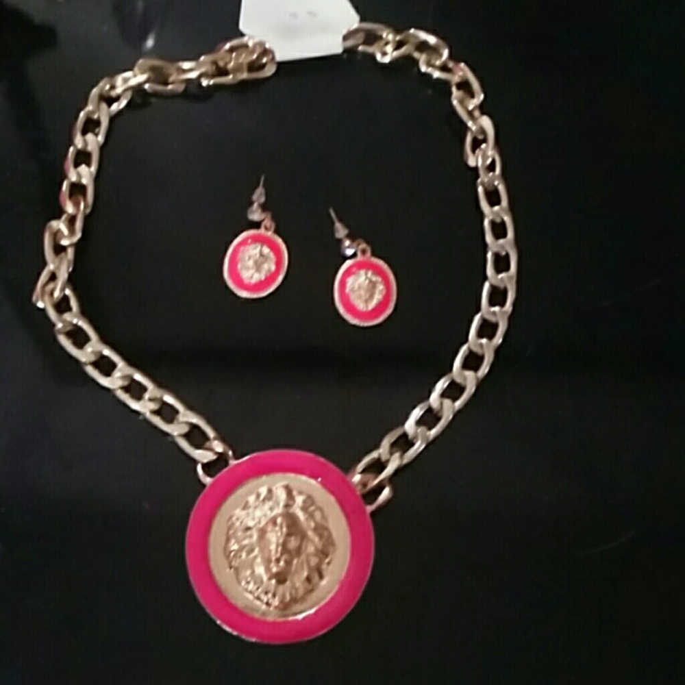 Versace Necklace & Earrings *inspired